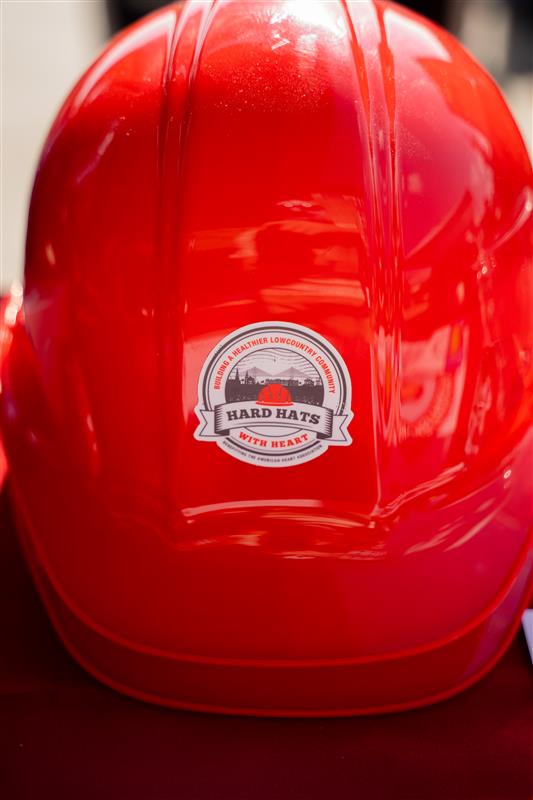 Picture of red hard hat
